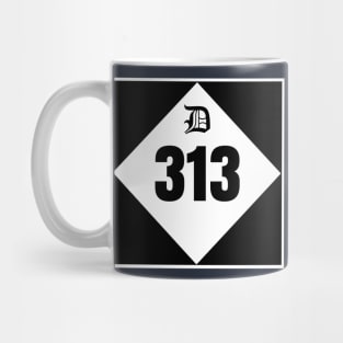 DETROIT-The”D” 313 Mug